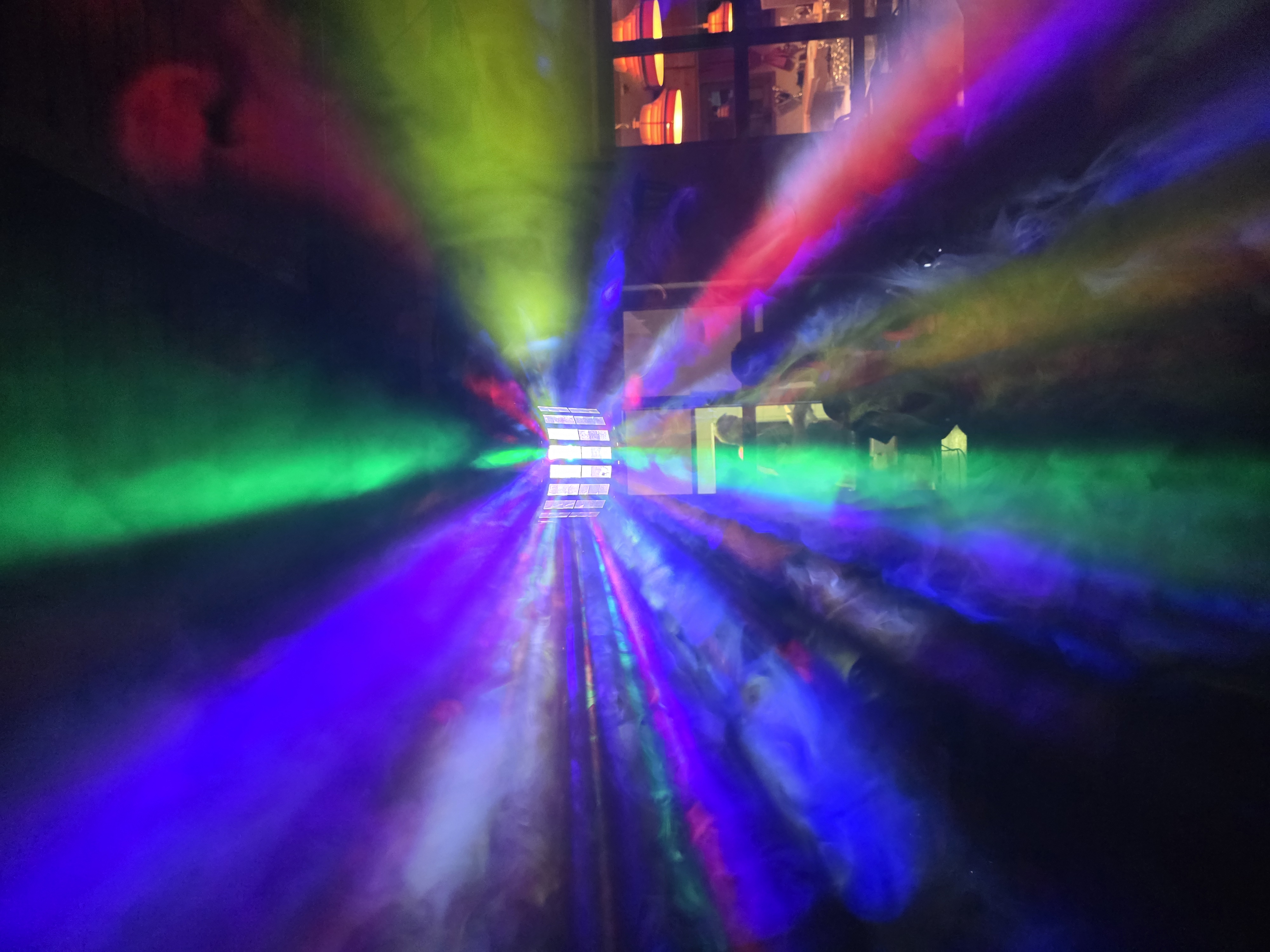 Mini-Derby Lichteffekt mit Nebel